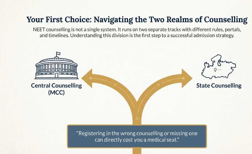 Two Types of NEET UG 2026 Counselling