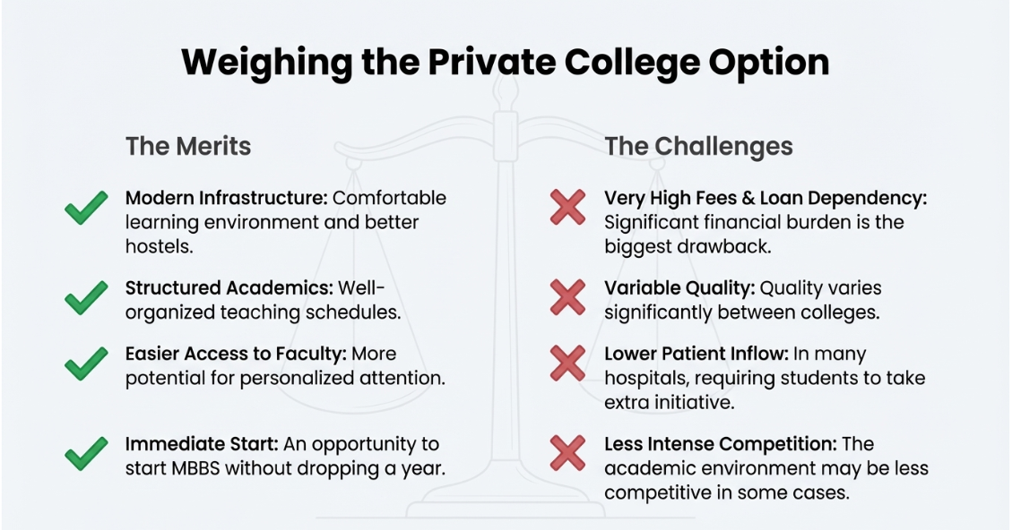Cons of Joining a Private Medical College