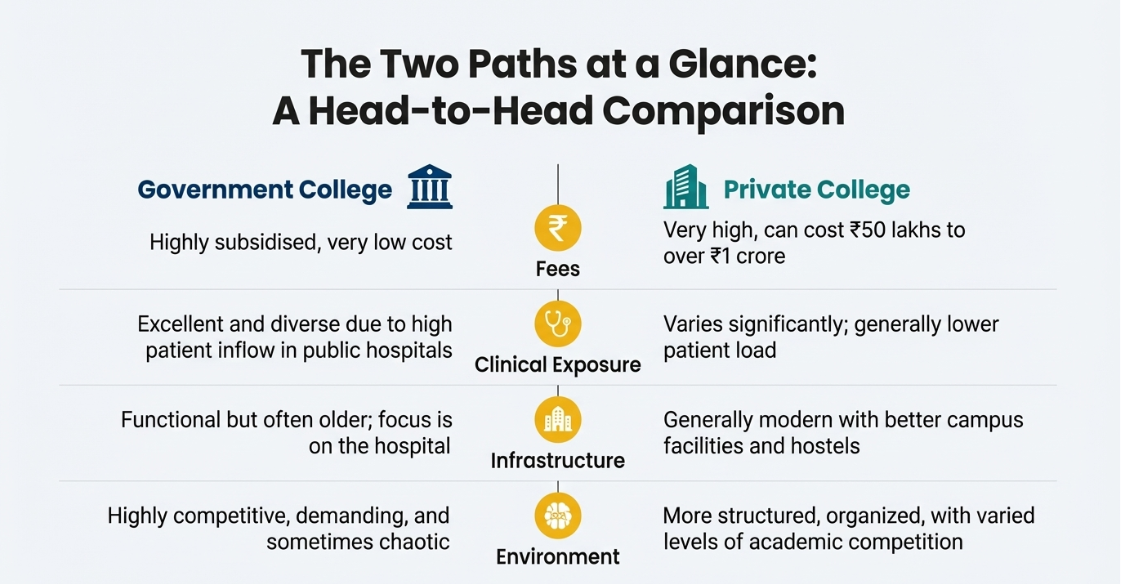 Government vs Private Medical Colleges: Which Should You Choose?